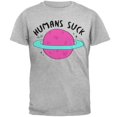 thumbnail image 1 of T-shirt pour Homme Halloween Humans Suck Texte Noir, 1 of 1