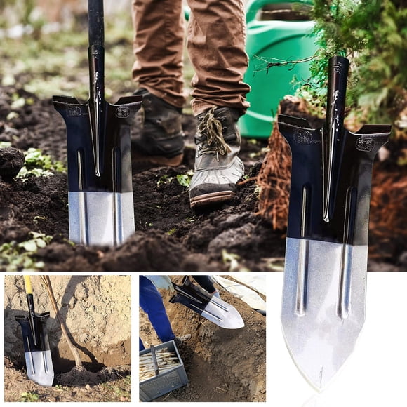 RKSTN Shovel Shovel Trench Shovel Manganese Steel Pointed Shovel Irrigation Garden Tool for Digging
