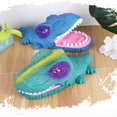 thumbnail image 4 of Blue Aquatic Dino Bite Game Chomping Teeth Toy With Led Effects Interactive Finger Fun, 4 of 7