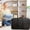 Black, variant on YIMWNYI Large Reinforced Fabric Moving Bag, Waterproof Storage Bags for Clothes, Quilts, Bedding, and Seasonal Items, Extra Large Capacity with Sturdy Zipper and Reinforced Handles