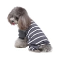 thumbnail image 2 of LSLJS Pet Pajamas, Home Clothes, Cotton Contrast Pajamas, Knitted Pet Clothes, Pet Costume, 2 of 8