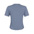 thumbnail image 5 of BVOFAR Hauts Côtelés d'Été pour Femmes 2025 Col Rond Manches Courtes T-Shirts Décontractés Confortables Coupe Ajustée, 5 of 5