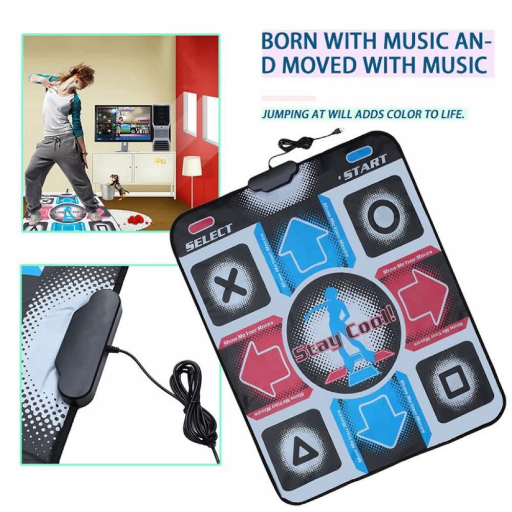 FWFX Tapis de danse pour enfants pour la télévision, tapis de danse électronique musical sans fil pour filles et garçons âgés de 3 à 12 ans, jeux d'exercices actifs d'intérieur pour les FWFX Tapis de danse pour enfants pour la télévision, tapis de danse électronique musical sans fil pour filles et garçons âgés de 3 à 12 ans, jeux d'exercices actifs d'intérieur pour les