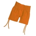 thumbnail image 2 of Workout Yoga Shorts, Elastic Sports Shorts Soft Drawstring High Waisted Seamless  For Girls For Gym, 2 of 8