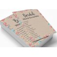 thumbnail image 3 of Inkdotpot Scramble Bridal ShowerGameCards Rustic Kraft FloralParty Wedding Supplies 50-Pack Wedding Word, 3 of 7