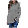 thumbnail image 2 of DPTALR Womens Winter Long Sleeve Round Neck Pullover Sweater, 2 of 6