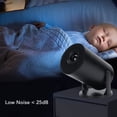 thumbnail image 4 of Projecteur Réglable à 270 Degrés, Projecteur Portable ABS avec WiFi pour Téléphone Intelligent Noir, Blanc, 4 of 7