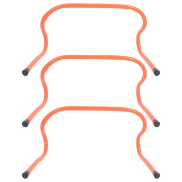 3 Pcs Obstacles d'Agilité Sportive Entraînement Sportif Obstacles de Piste en Plastique Vitesses Sportives