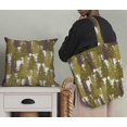 thumbnail image 5 of Soimoi Silk Fabric Cedar Tree Print Sewing Fabric Yard 42 Inch Wide, 5 of 5