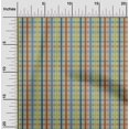 thumbnail image 1 of oneOone Silk Tabby Fabric Madras Check Print Sewing Fabric BTY 42 Inch Wide, 1 of 3