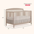 thumbnail image 2 of Dream On Me Odelle 5 in 1 Convertible Crib, Almond Butter, 2 of 9