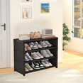thumbnail image 4 of Amzcrzy Pla Stic Shoe Cabinet Shoe Rack Simples Multi Layer Dusts Proof Shoe Cabinet Under The Table Saving Space At The Door Shoe Rack Dresser Dorm Room Essentials Closet Organizer Storage Cabinet, 4 of 6