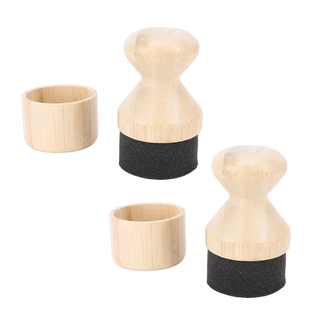 Oil Wax Applicator, Ergonomic Handle Oil Applicator Scrub Brush Set for Utensil Care
