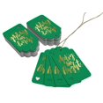 thumbnail image 3 of Inkdotpot Gold Foil Paper Hang Tags Merry And Bright Christmas Favor Tags 50 Pieces, 3 of 6