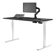 thumbnail image 1 of Desky Single Sit Stand Desk - Black / White, 1 of 10