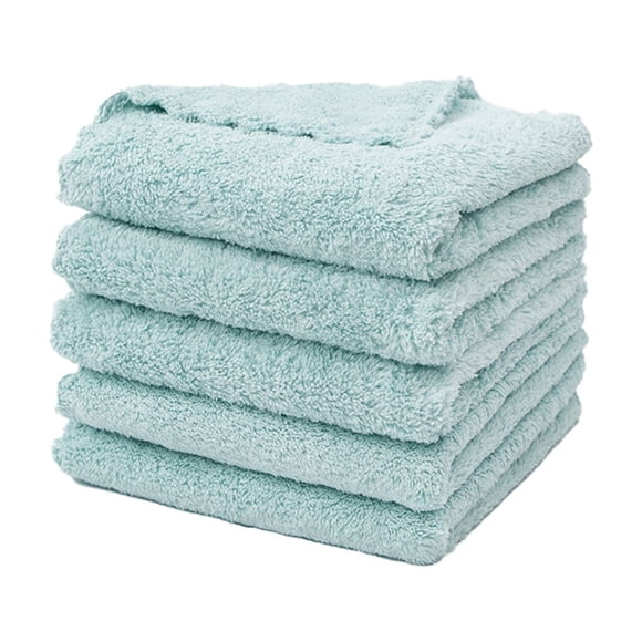 Microfiber Cleaning Cloth 10 Pack Cleaning Rag Cleaning Towels With 4 Color Assorted(Green/White/Yellow//Black) Kitchen Cleaning Supplies