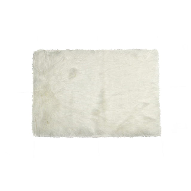 H-Luxe Hudson Faux Fur2'X3' Rug