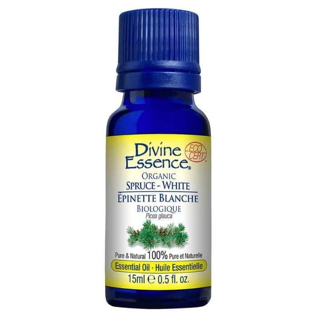 Divine Essence - Organic Spruce White Essential Oil, 15ml