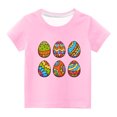 thumbnail image 1 of Chemises pour Filles Tout-Petits Enfants Garçons Filles Mignon Col Rond Imprimé Manches Courtes Haut, 1 of 1
