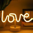 thumbnail image 4 of Multicolor Valentine's Day LED Shape Light USB/Battery Powered Decorative Lamp, Heart Themed Neon Sign for Room & Party Decorations, 4 of 6