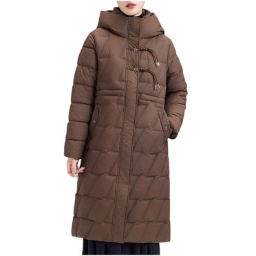 Pisexur Winter Coats for Women Keep Warm and Windproof Girls Winter Coat Long Puffer Jacket for Women,2025 Thickened Winter Coat Hooded with Deep Pockets, Ladies Winter Jacket