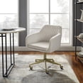 thumbnail image 3 of Weston Quilted Office Chair, Off-White, 3 of 9