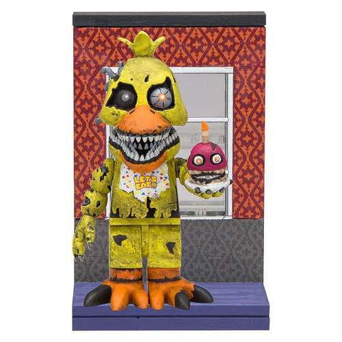 Five Nights at Freddy's Nightmare Chica avec la fenêtre de droite du corridor