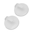 thumbnail image 4 of QIILU Magnetic Hooks,2Pcs Magnetic Hooks Strong Magnetic Attraction Flexible Movement Waterproof Magnetic Hanger For Kitchen Refrigerator,White Magnetic Hooks, 4 of 8