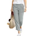 thumbnail image 2 of Women Pants Bell Bottoms Multi Colored Slim Trousers Ladies Work Leggings, 2 of 8