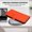 Orange, variant on Four Leaf Clover Flip Cover for Xiaomi Poco X6 Pro Leather Wallet Case with Kickstand Red