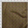 thumbnail image 3 of oneOone Viscose Chiffon Fabric Leaves & Floral Block Decor Fabric Printed BTY 42 Inch Wide, 3 of 4
