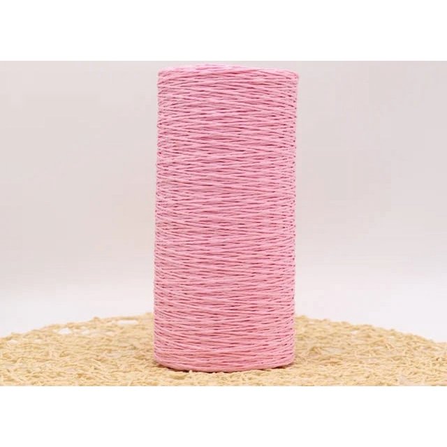 460g/lot Raffia Straw Yarn Handmade Knitting Summer Hat Bags Crocheting Yarn For Handcrafts Material