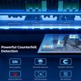 thumbnail image 3 of Riabo Technology BC-55 Multi Currency Mixed Denomination Banknote Counter, 3 of 12