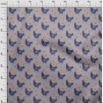 thumbnail image 4 of oneOone Tissu Polyester Lycra Noir pour Robe de Poule Tissu Imprimé au Mètre 56 Pouces de Large, 4 of 5