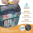thumbnail image 4 of Abstract Geometric Insulated Backpack Cooler - 20L Soft Cooler Bag, Plaid Style for Camping, 4 of 5