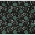 thumbnail image 4 of oneOone Organic Cotton Poplin Twill Fabric Leaves & Floral Block Decor Fabric Printed BTY 42 Inch Wide, 4 of 4