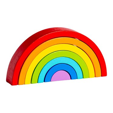 Esquirla Wooden Rainbow Stacker Montessori Geometry Colorful Building Blocks Blocks Toys Classic rainbow