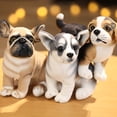 thumbnail image 4 of TIELUTT Mignon Chien de Compagnie Réaliste Jouet en Peluche Doux Jouet Chien de Compagnie Poupée en Forme Enfants, 4 of 4