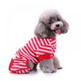 thumbnail image 4 of Wuffmeow Pyjama de Noël pour Chien, Combinaison à Rayures Mode, Costume d'Hiver Chaud, 4 of 8