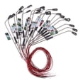 thumbnail image 2 of 20pcs 1/100 Model Street Lamp LED Courtyard Light Lamppost for Building Layout L02 White Lights 1:100, 2 of 8