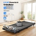 thumbnail image 4 of Tapis de Marche, Tapis Roulant sous le Bureau, Mini Tapis Roulants Portatifs pour la Maison, Conception Moulée Monobloc Sans Coutures, Walkpad 265 Lb avec Télécommande, Application, Écran LED, 4 of 8