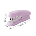 thumbnail image 2 of 12 Pistolets HoleStaple Machines à Reliure Portatives Bureau Étudiant Papeterie Macarons Couleur Agrafeuse Moyenne, 2 of 6
