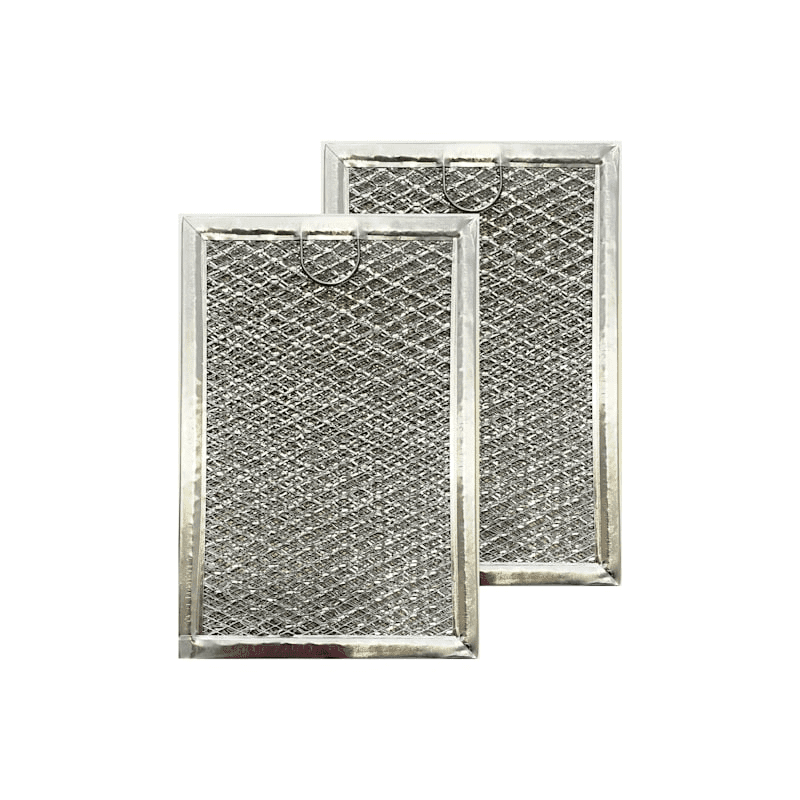 2 pack  Microwave Grease Filter Compatible with LG Model # 5230W1A012A, 5230W1A012B, 5230W1A012C, Size 5 inch x 7 5/8 inch