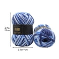 thumbnail image 2 of Fil pour le Crochet, Tricot à la Main Coloré 50 g Tricot Crochet Lait Doux Bébé Fil de Coton Laine, Écheveau pour Faire Chapeaux Écharpes Sacs Chandails, Fil pour le Tricot, 2 of 5