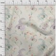 thumbnail image 2 of oneOone Cotton Poplin Beige Fabric Floral & Peacock Sewing Craft Projects Fabric Prints By Yard 42 Inch Wide, 2 of 4