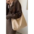 thumbnail image 3 of LHSHID Femmes Filles Rétro Toile Hobo Sac Suspendu Sac Seau Mode Sac Bandoulière Sac d'Épaule, 3 of 4