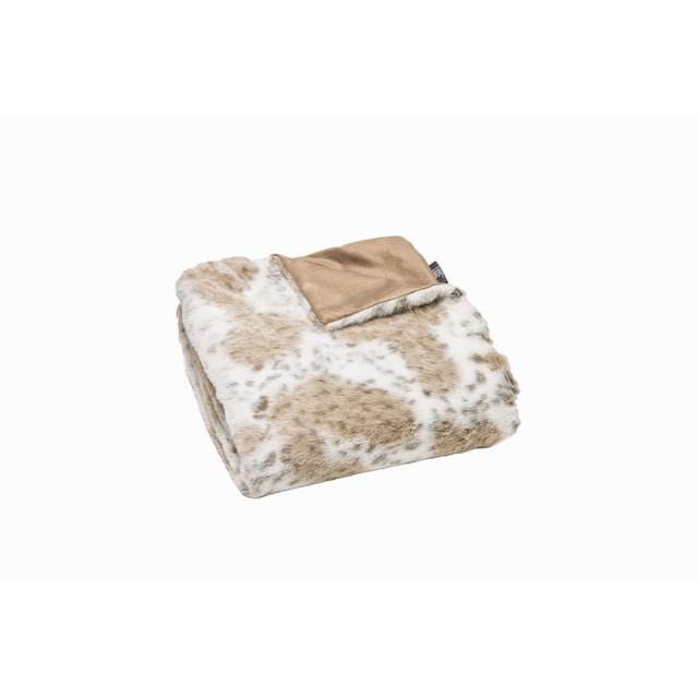 Luxe Jeté en Fausse Fourrure Classique / 50"x60 Pouces / A