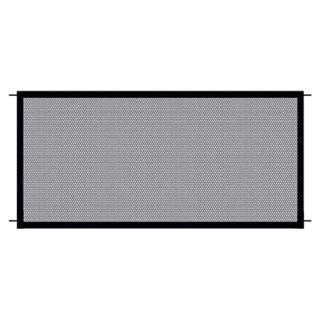ZLight Clôture en Maille pour Animaux de Compagnie Rétractable Réglable Filet de Porte Barrière Cuisine Salle de Bain Chambre Garde de Portail Extérieur Sans Perçage Collante 100x78CM