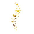 thumbnail image 2 of 30PCS Butterfly Combination 3D Three-dimensional Mirror Wall Sticker Home Decora, 2 of 7
