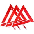 thumbnail image 1 of 3 Pack Warning Triangle Reflector Foldable Car Safety Security Emergency Roadside -, 1 of 4